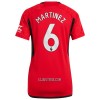 Camisola Manchester United Martinez 6 Mulher Equipamento 1ª 23/24